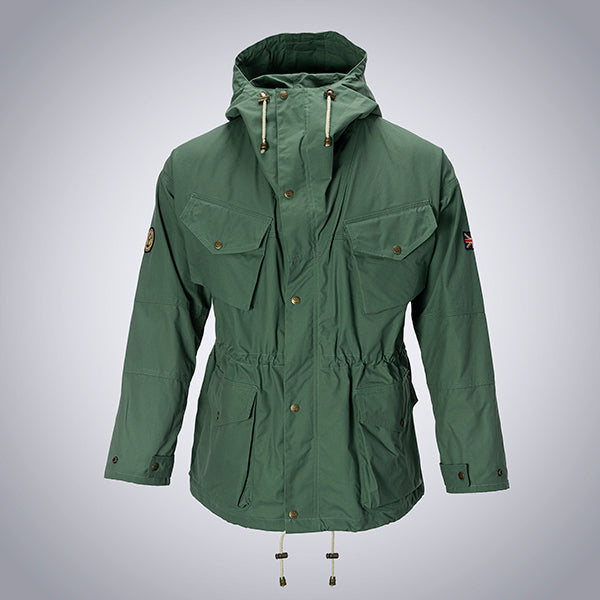 Full zip front view of Shimi Smock in Thorny Fuel