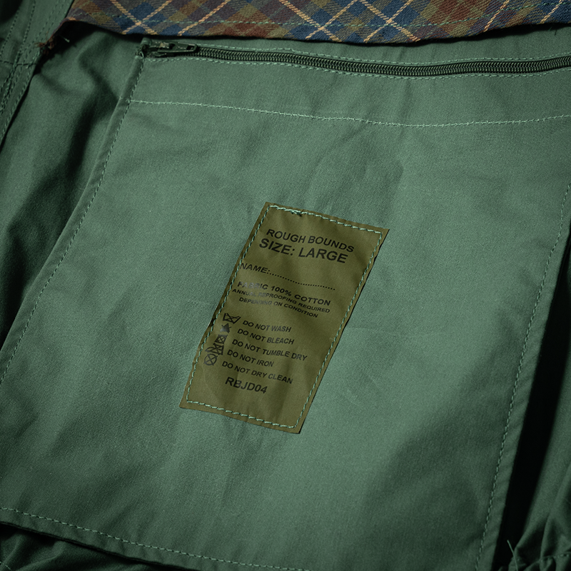 Inside label view of Shimi Smock in Thorny Fuel