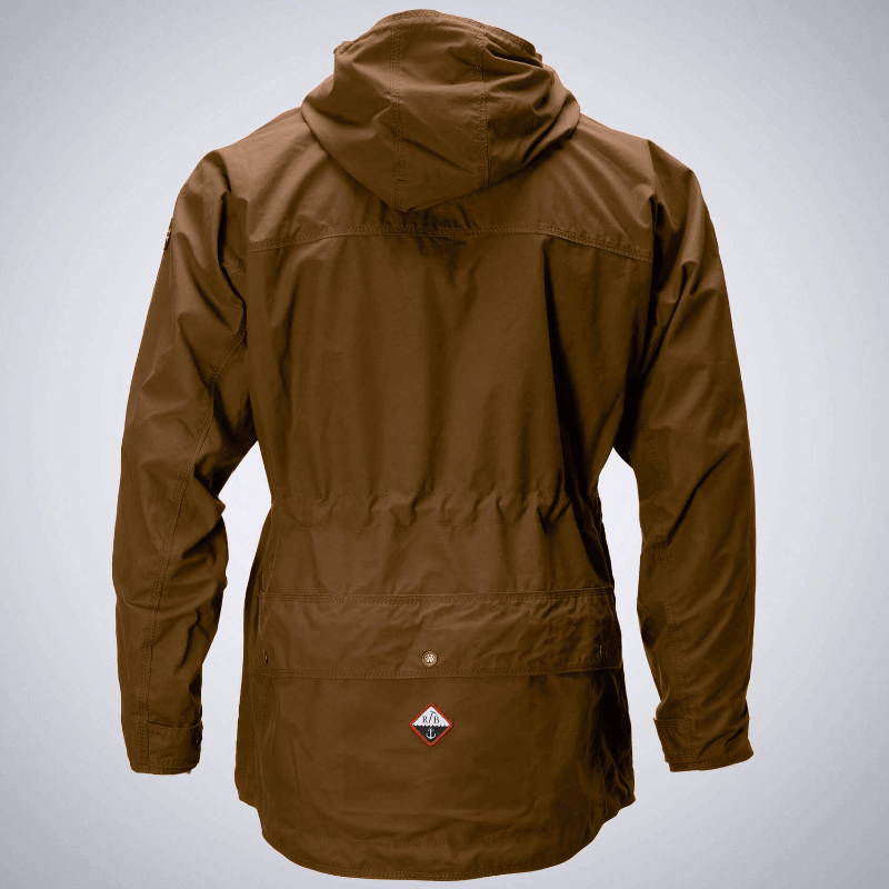 Brown Skarbek smock rear view