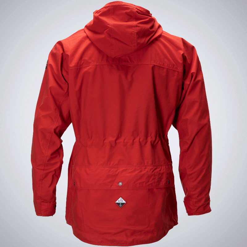 Red Skarbek smock rear view